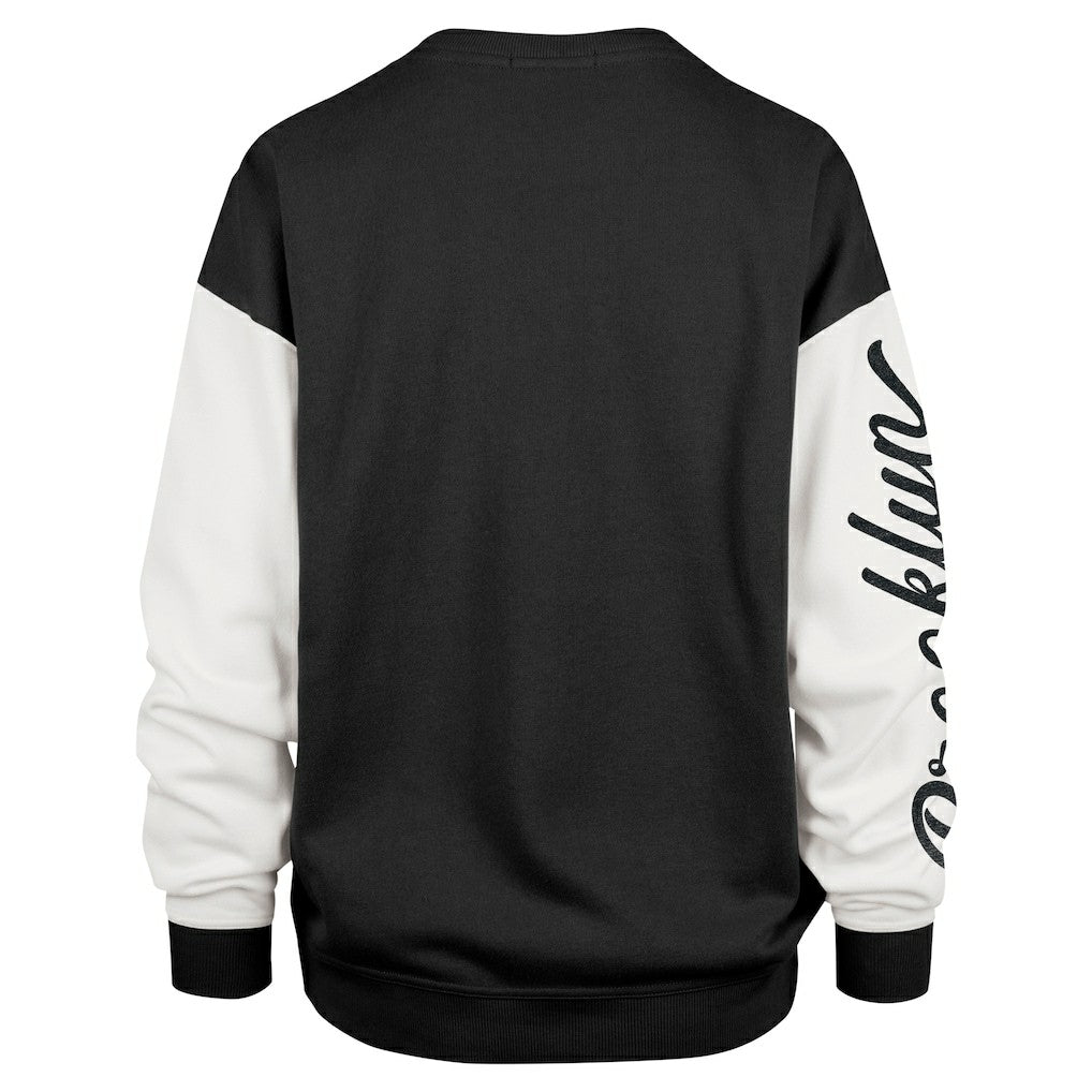NBA Brooklyn Nets '47 Women's Rise Andie Oversized Pullover Sweatshirt
