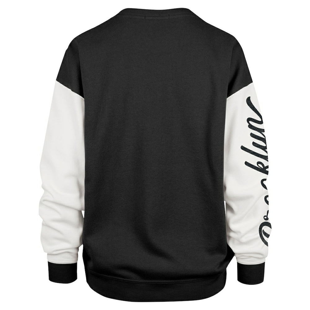 NBA Brooklyn Nets '47 Women's Rise Andie Oversized Pullover Sweatshirt