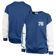 NBA Philadelphia 76ers '47 Women's Rise Andie Oversized Pullover Sweatshirt