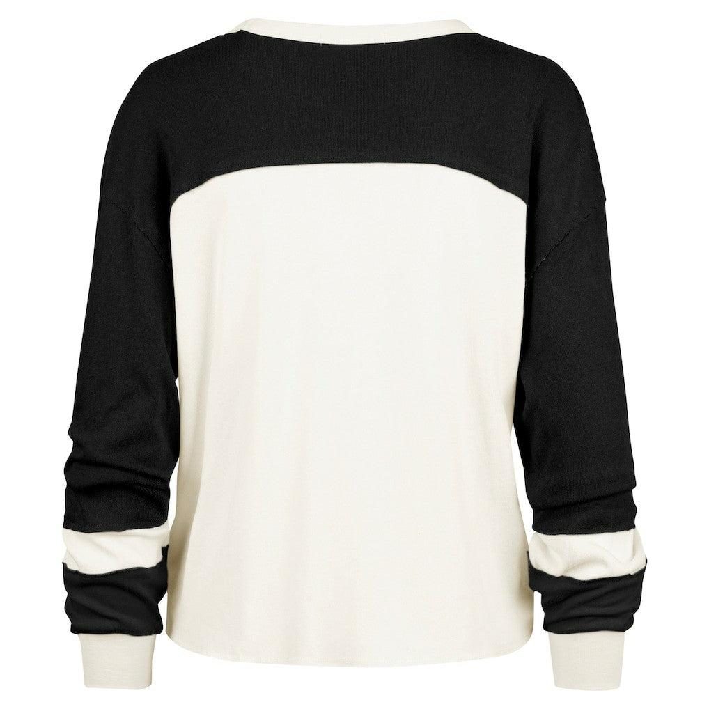 NBA Brooklyn Nets '47 Women's Curve Raglan Long Sleeve T-Shirt