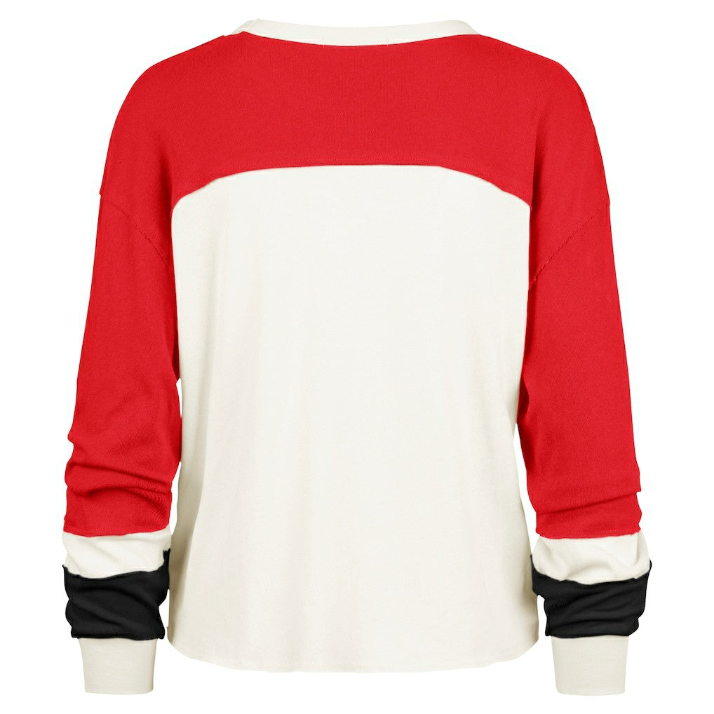 NBA Chicago Bulls '47 Women's Curve Raglan Long Sleeve T-Shirt sale