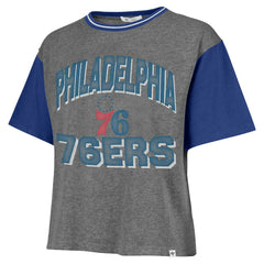 NBA Philadelphia 76ers '47 Women's Rise Clubhouse Ziggy Color Block T-Shirt