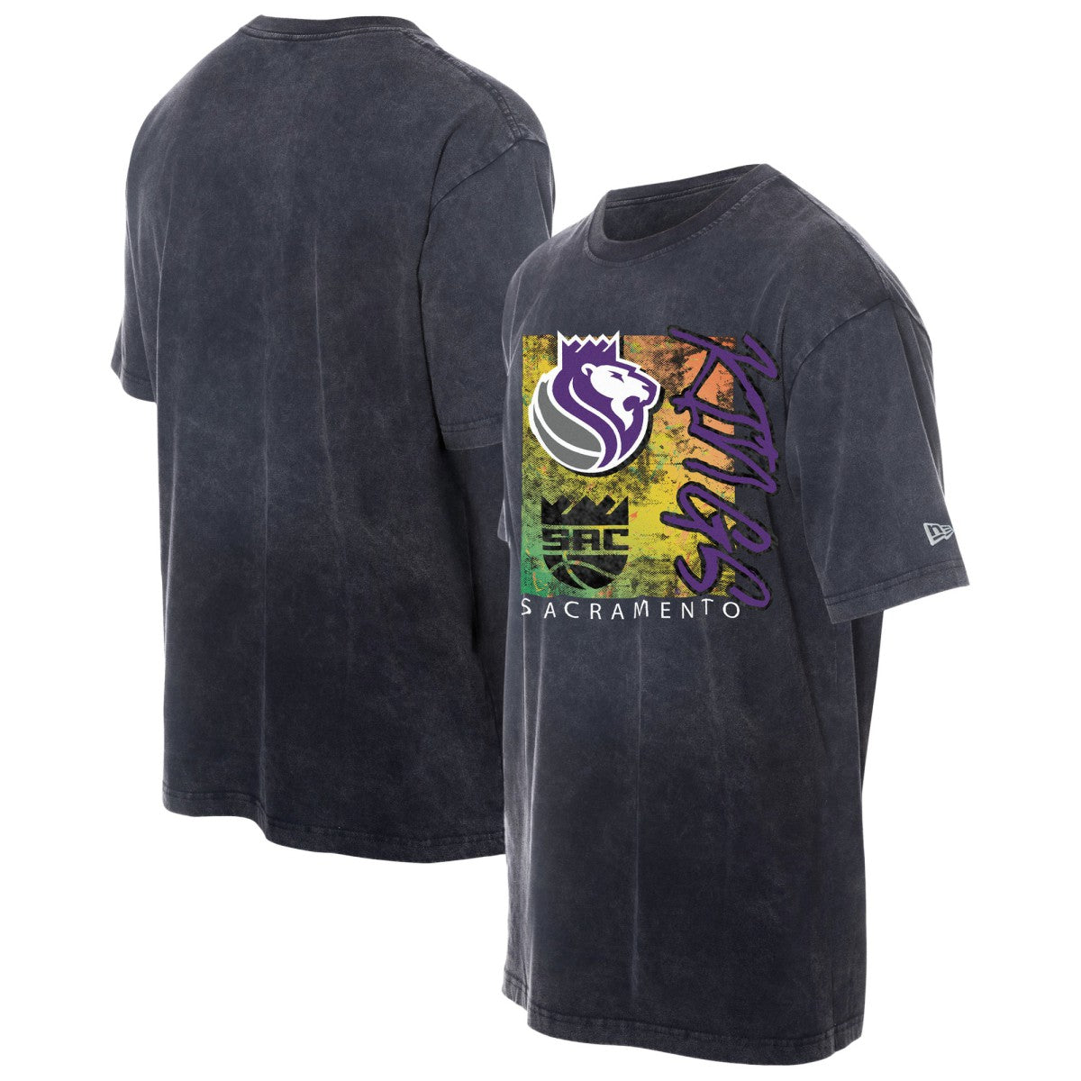 NBA Sacramento Kings Distressed Sport Classics Enzyme Washed T-Shirt