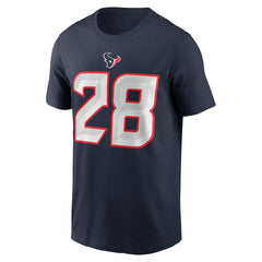 Joe Mixon  Player Name & Number T-Shirt - Houston Texans