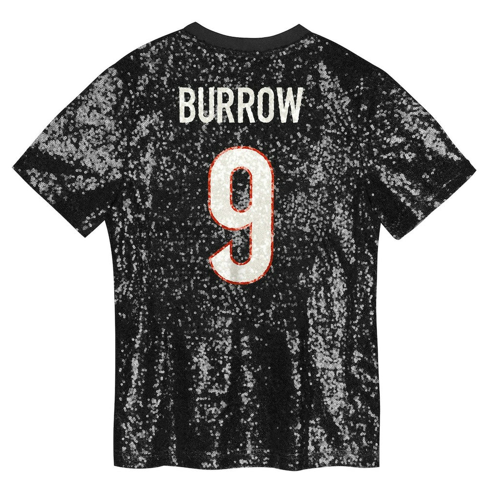 Joe Burrow  Women's Player Name & Number V-Neck Fashion Jersey - Cincinnati Bengals