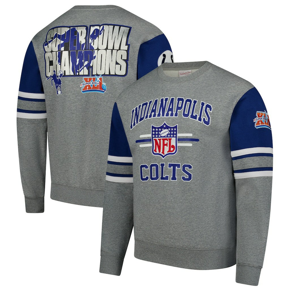 All Over 4.0 Vintage Logo Pullover Sweatshirt - Indianapolis Colts