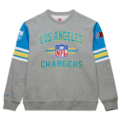 All Over 4.0 Vintage Logo Pullover Sweatshirt - Los Angeles Chargers