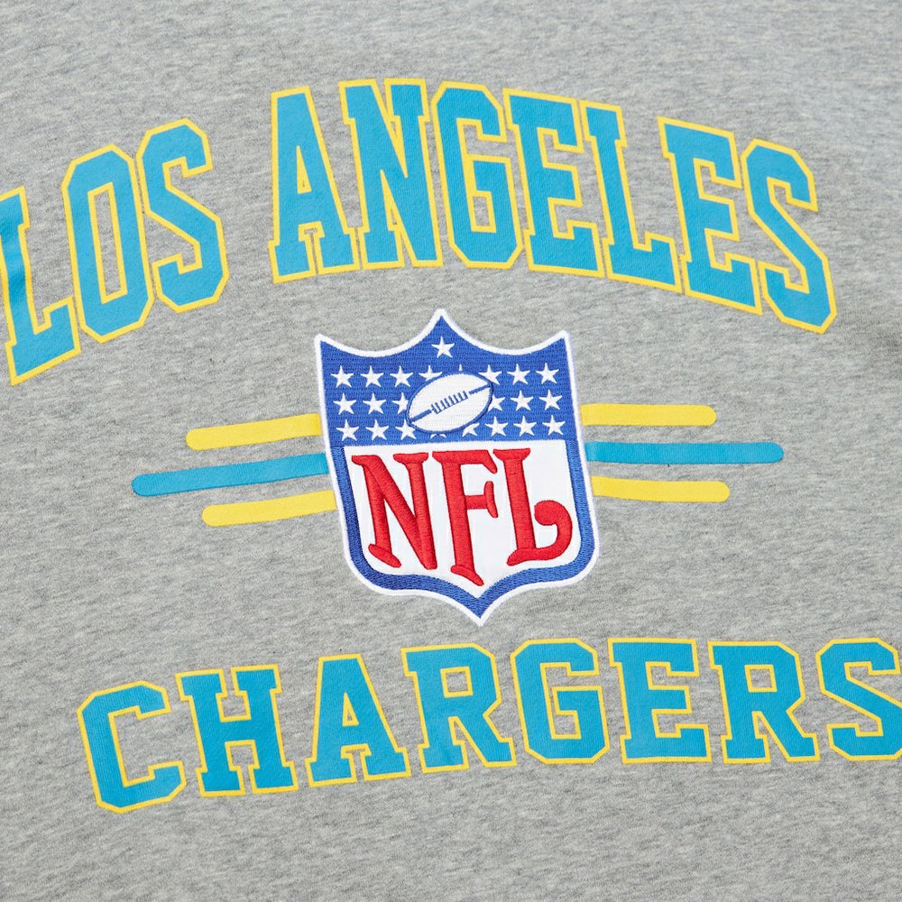 All Over 4.0 Vintage Logo Pullover Sweatshirt - Los Angeles Chargers