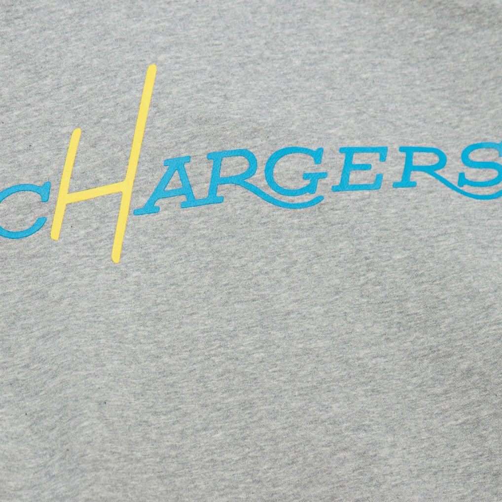 All Over 4.0 Vintage Logo Pullover Sweatshirt - Los Angeles Chargers
