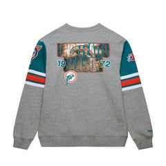 All Over 4.0 Vintage Logo Pullover Sweatshirt - Miami Dolphins