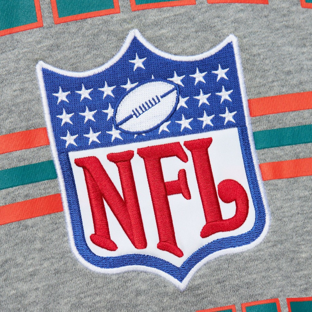 All Over 4.0 Vintage Logo Pullover Sweatshirt - Miami Dolphins