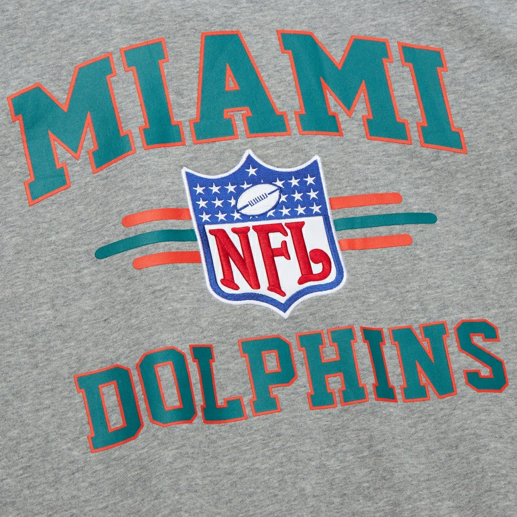 All Over 4.0 Vintage Logo Pullover Sweatshirt - Miami Dolphins