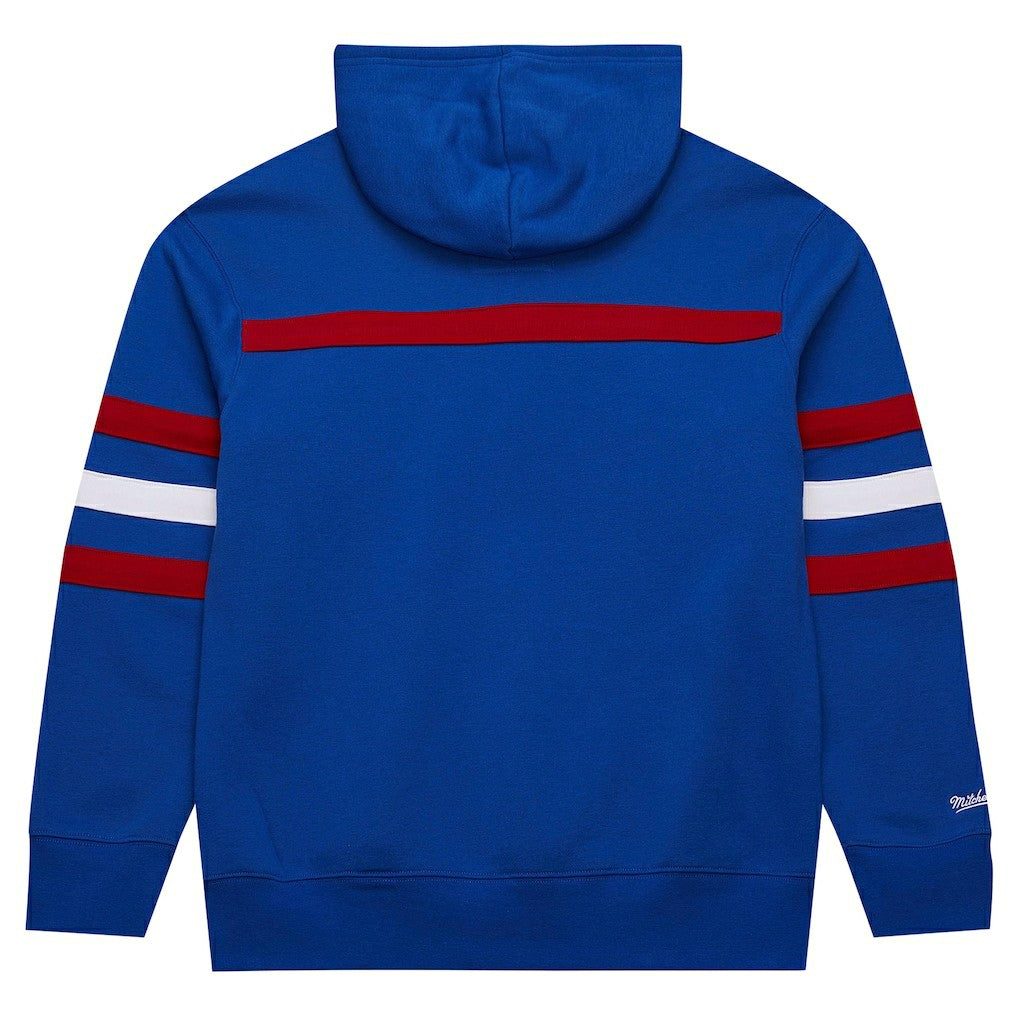Vintage Logo Head Coach Fleece Pullover Hoodie - New York Giants
