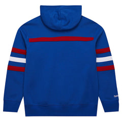 Vintage Logo Head Coach Fleece Pullover Hoodie - New York Giants