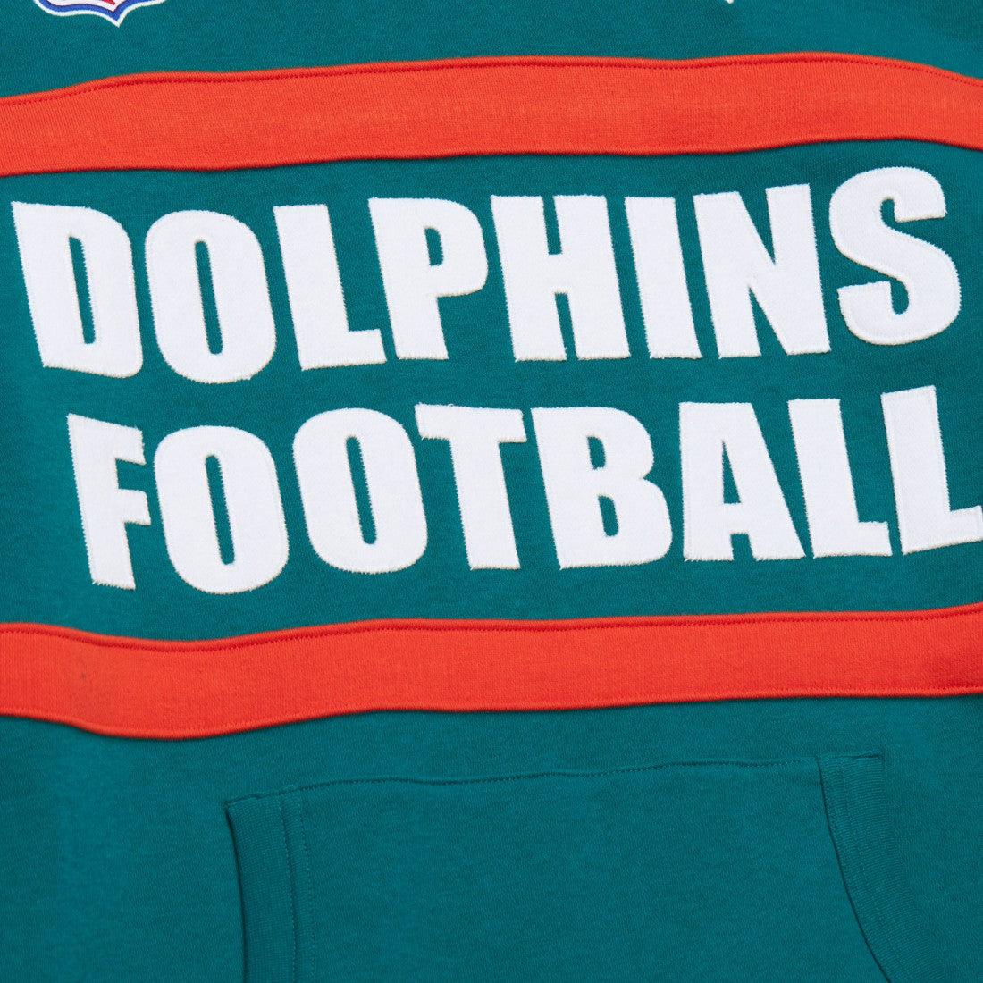 Vintage Logo Head Coach Fleece Pullover Hoodie - Miami Dolphins