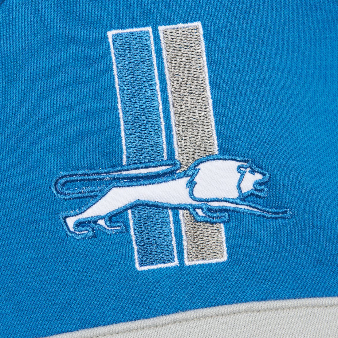 Vintage Logo Head Coach Fleece Pullover Hoodie - Detroit Lions