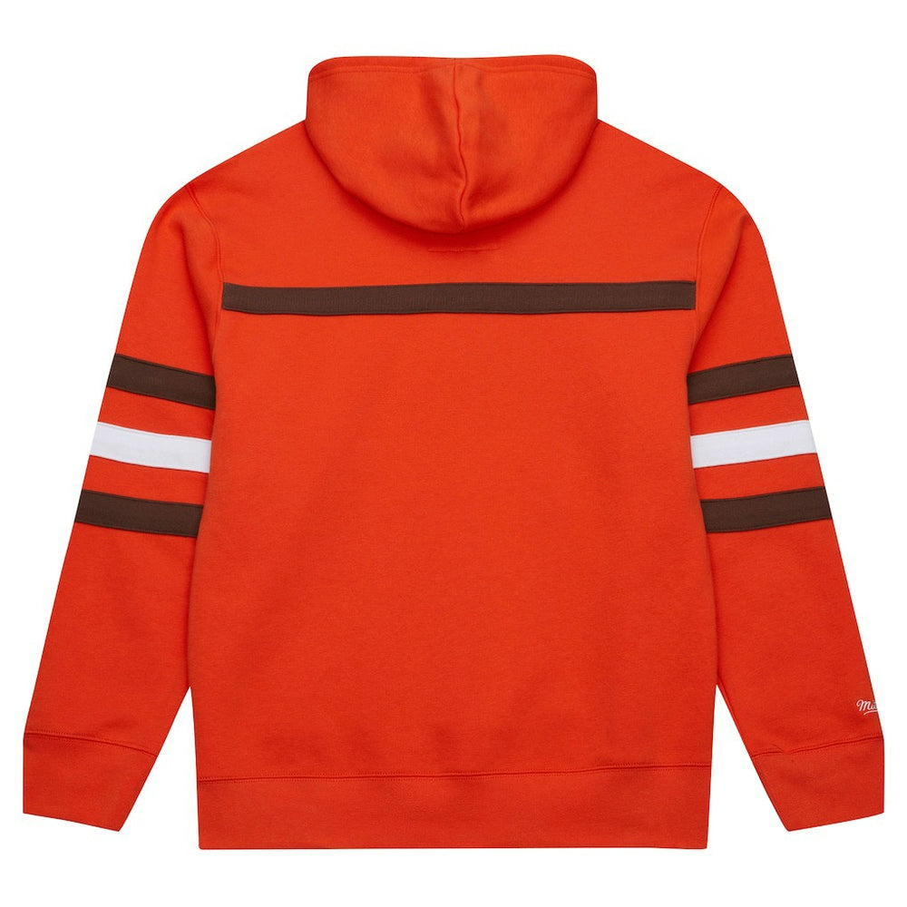 Vintage Logo Head Coach Fleece Pullover Hoodie - Cleveland Browns