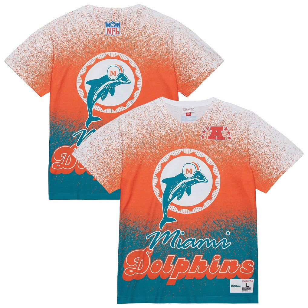 Team Burst Vintage Logo T-Shirt - Miami Dolphins