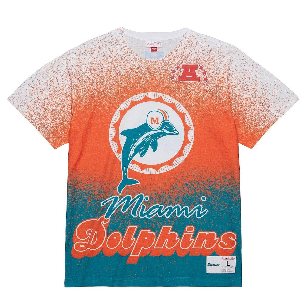 Team Burst Vintage Logo T-Shirt - Miami Dolphins