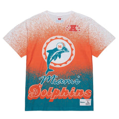 Team Burst Vintage Logo T-Shirt - Miami Dolphins