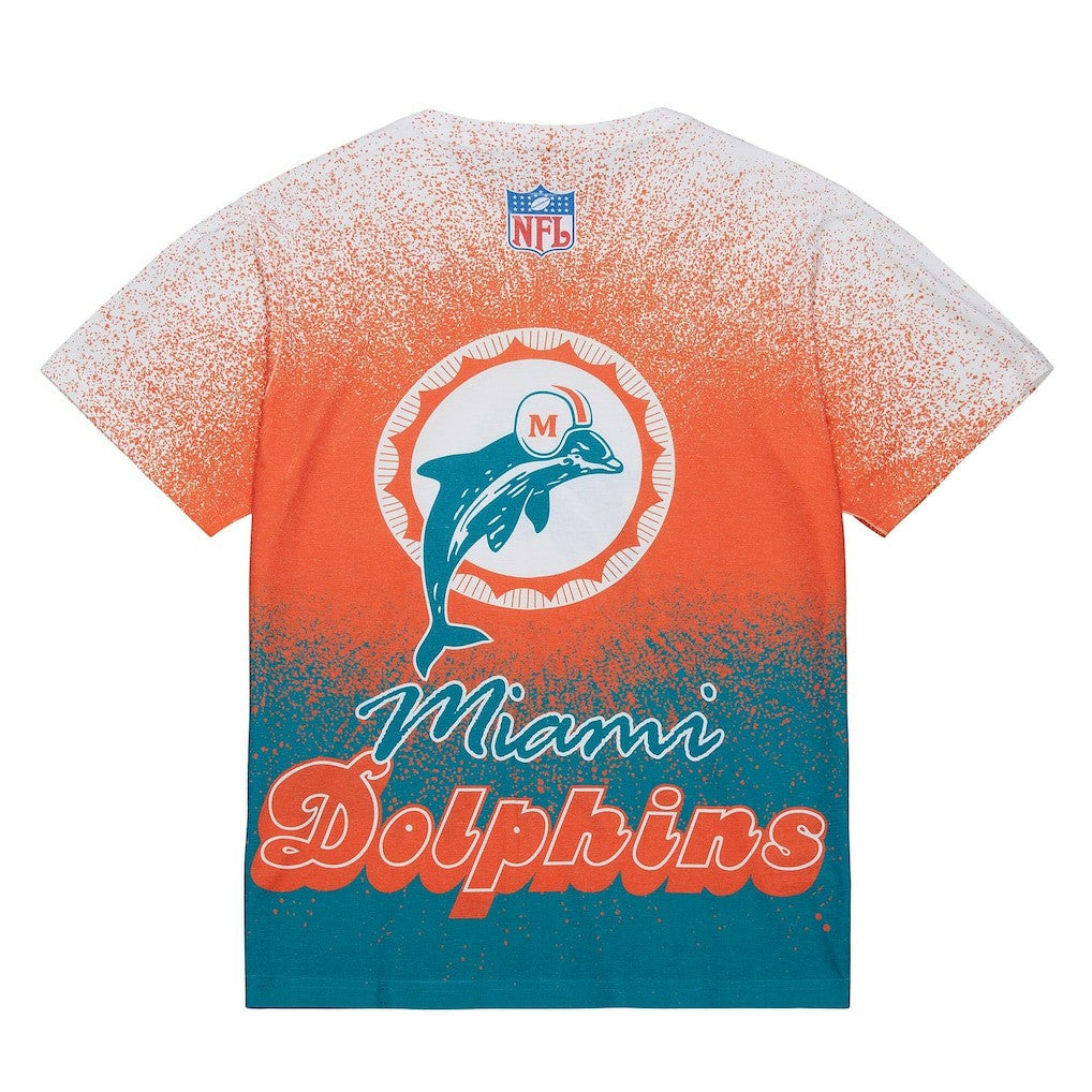 Team Burst Vintage Logo T-Shirt - Miami Dolphins