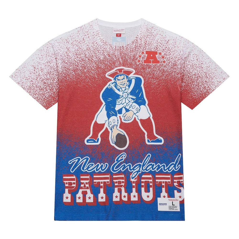 Team Burst Vintage Logo T-Shirt - New England Patriots