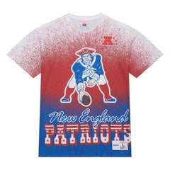 Team Burst Vintage Logo T-Shirt - New England Patriots