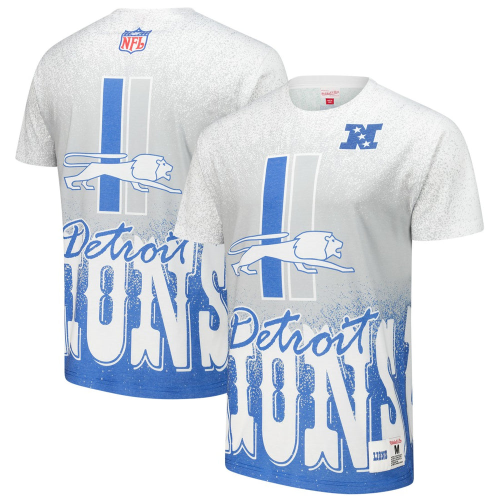 Team Burst Vintage Logo T-Shirt - Detroit Lions