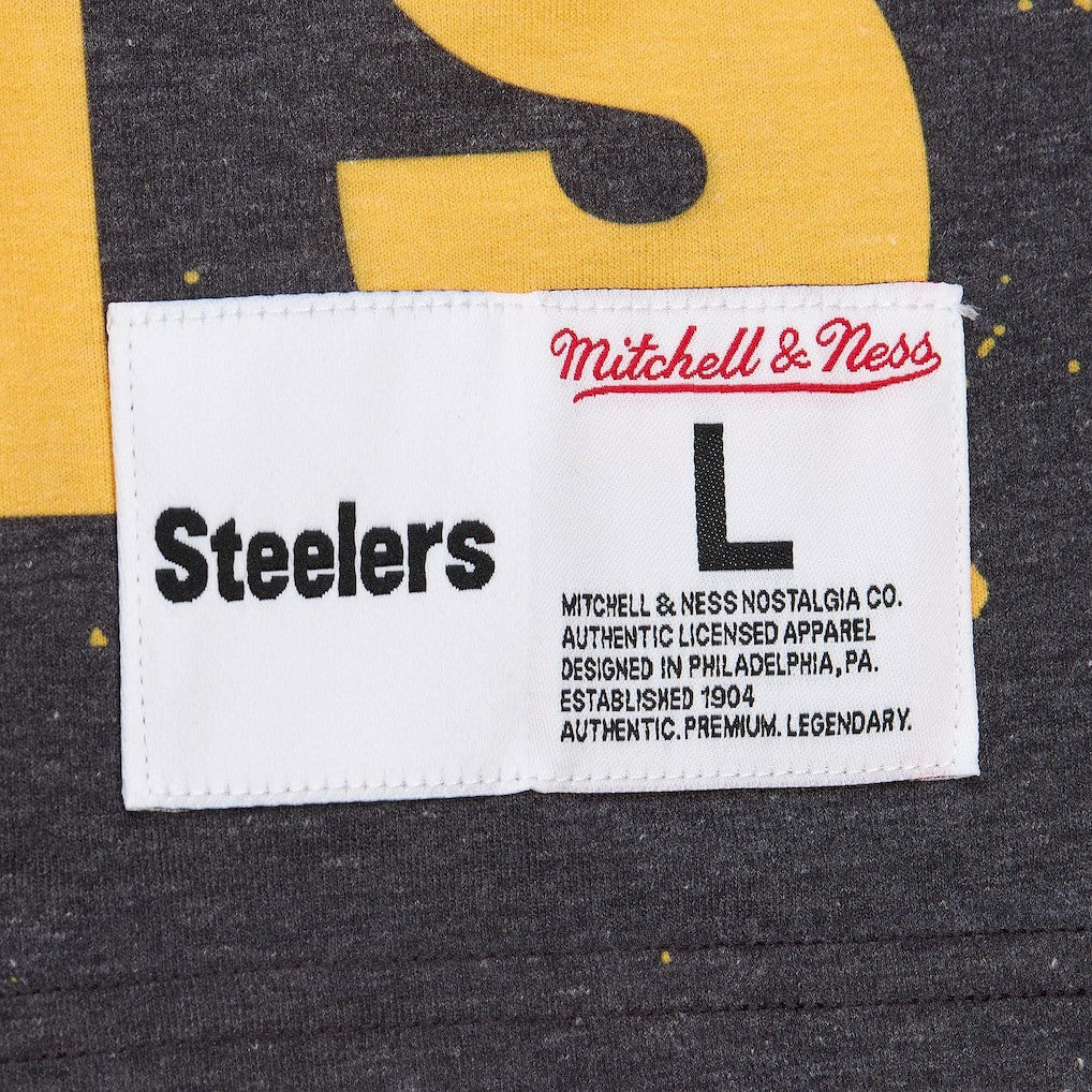 Team Burst Vintage Logo T-Shirt - Pittsburgh Steelers