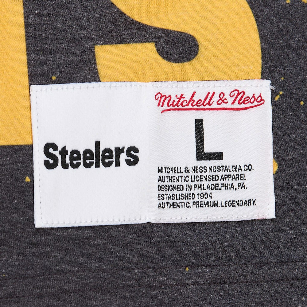 Team Burst Vintage Logo T-Shirt - Pittsburgh Steelers