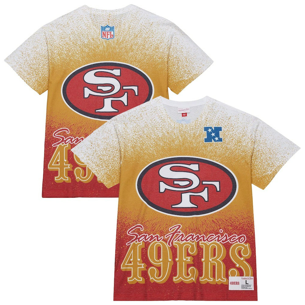 Team Burst Vintage Logo T-Shirt - San Francisco 49ers