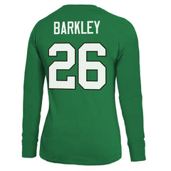 Saquon Barkley  Majestic Threads Women's Name & Number Long Sleeve T-Shirt - Philadelphia Eagles
