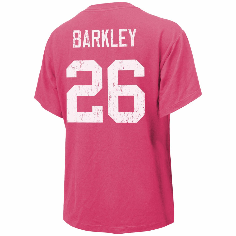 Saquon Barkley  Majestic Threads Women's Name & Number T-Shirt - Philadelphia Eagles