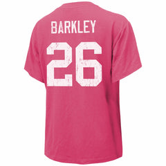 Saquon Barkley  Majestic Threads Women's Name & Number T-Shirt - Philadelphia Eagles