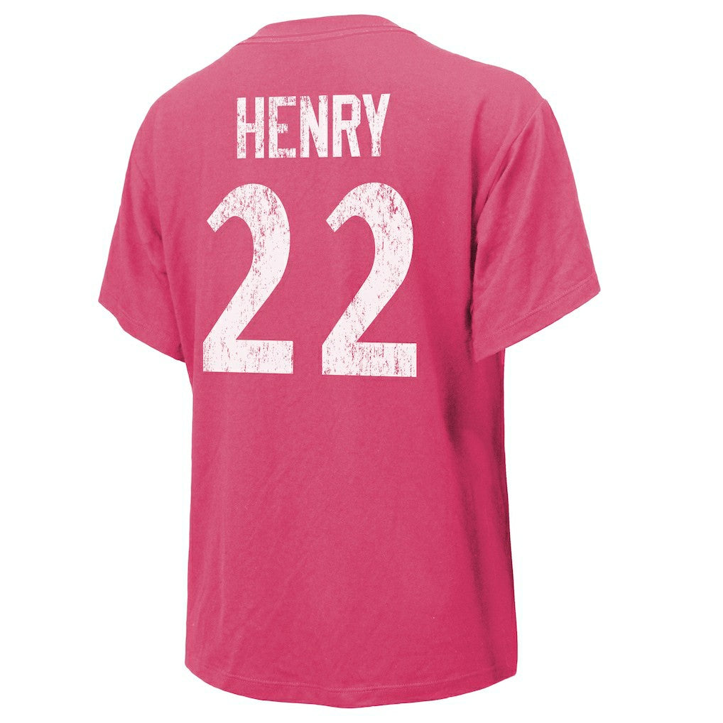 Derrick Henry  Majestic Threads Women's Name & Number T-Shirt - Baltimore Ravens