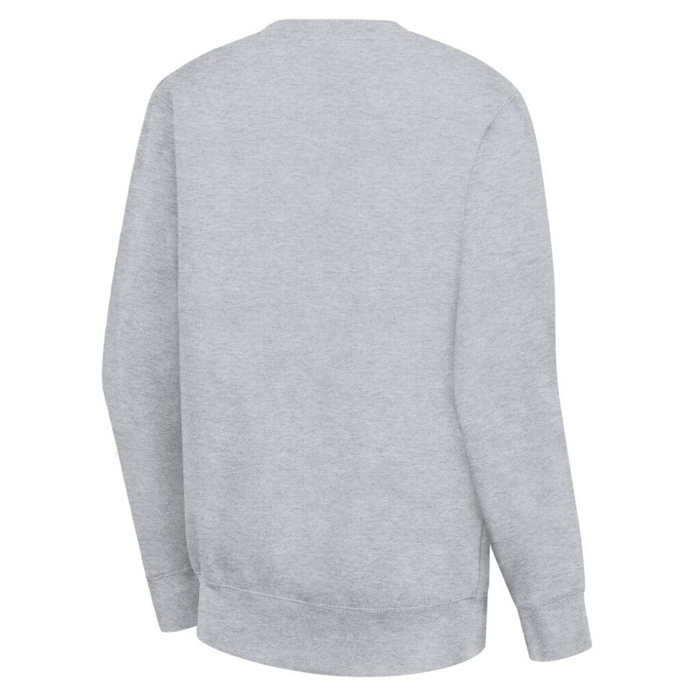 NHL Heather Gray Washington Capitals G-III 4Her by Carl Banks Women's Lots Of Love Team Logo Graphic Pullover Sweatshirt