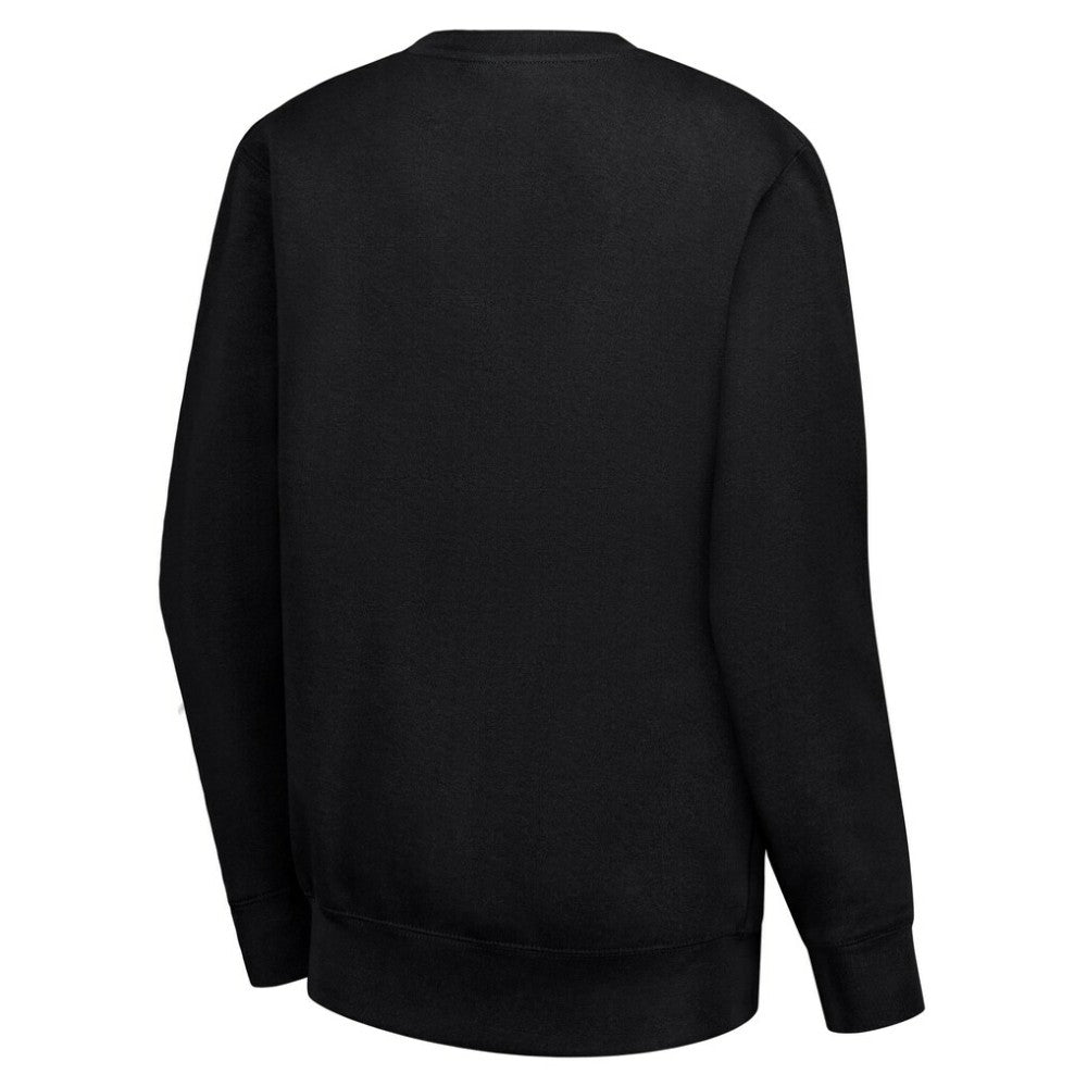 NHL Black Philadelphia Flyers G-III 4Her by Carl Banks Women's Filigree Team Graphic Fleece Pullover Sweatshirt