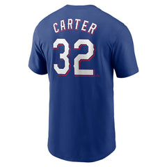 MLB Evan Carter Texas Rangers Nike Fuse Name & Number T-Shirt