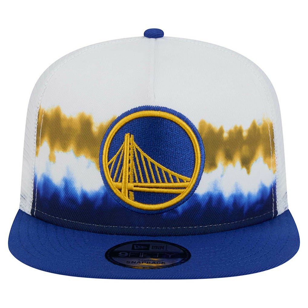 NBA Golden State Warriors Dip-Dye 9FIFTY A-Frame Trucker Snapback Hat sale