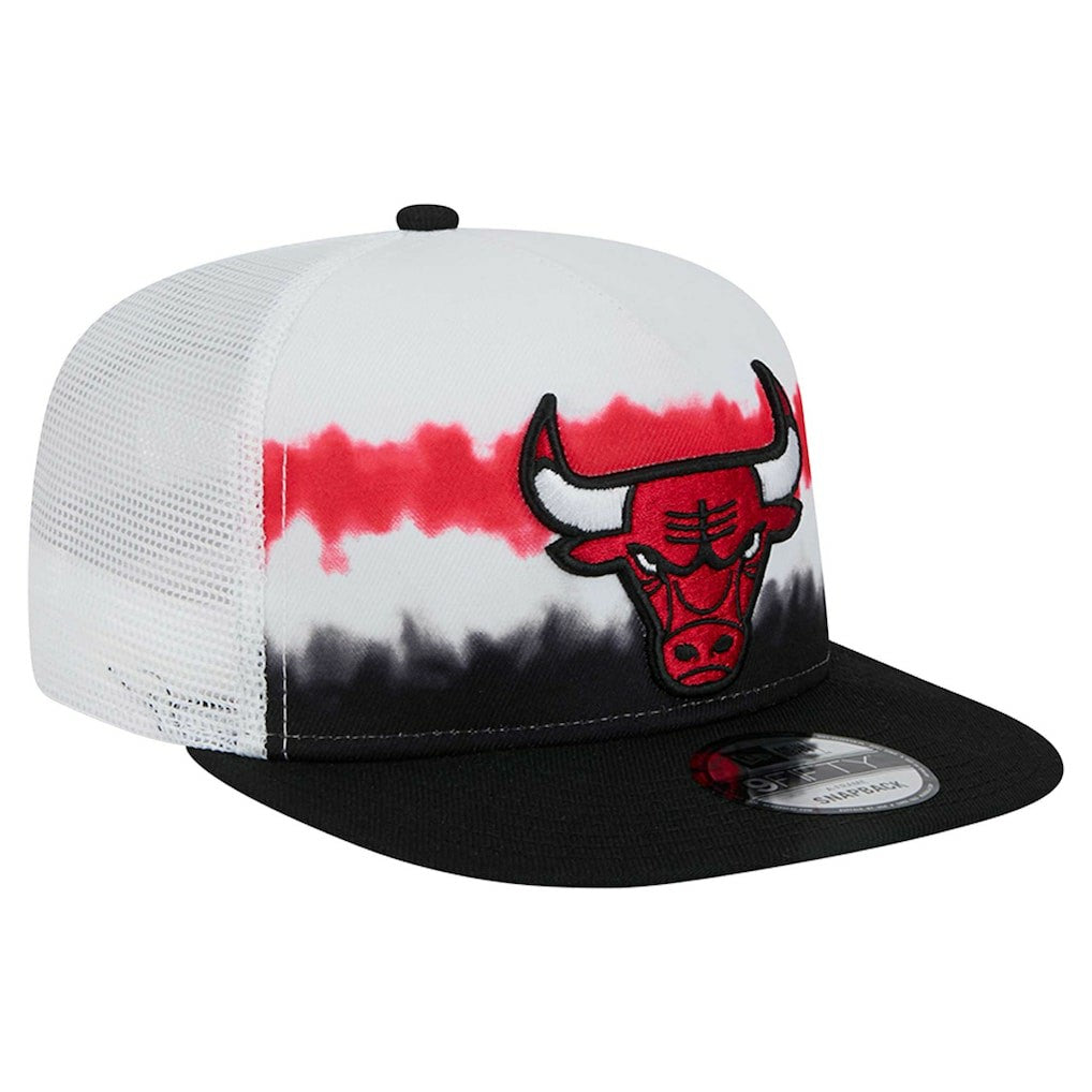 NBA Chicago Bulls Dip-Dye 9FIFTY A-Frame Trucker Snapback Hat