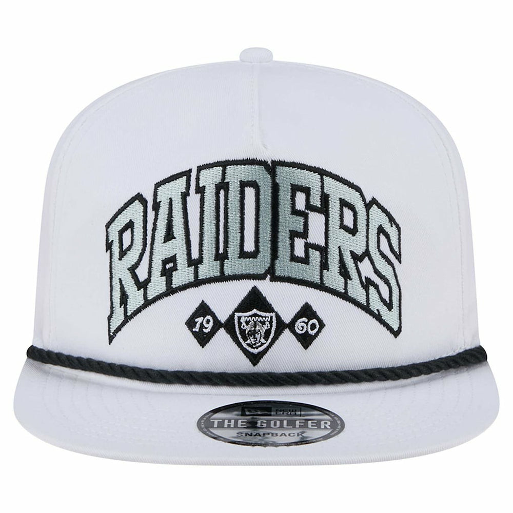 Diamond Golfer Snapback Hat - Las Vegas Raiders