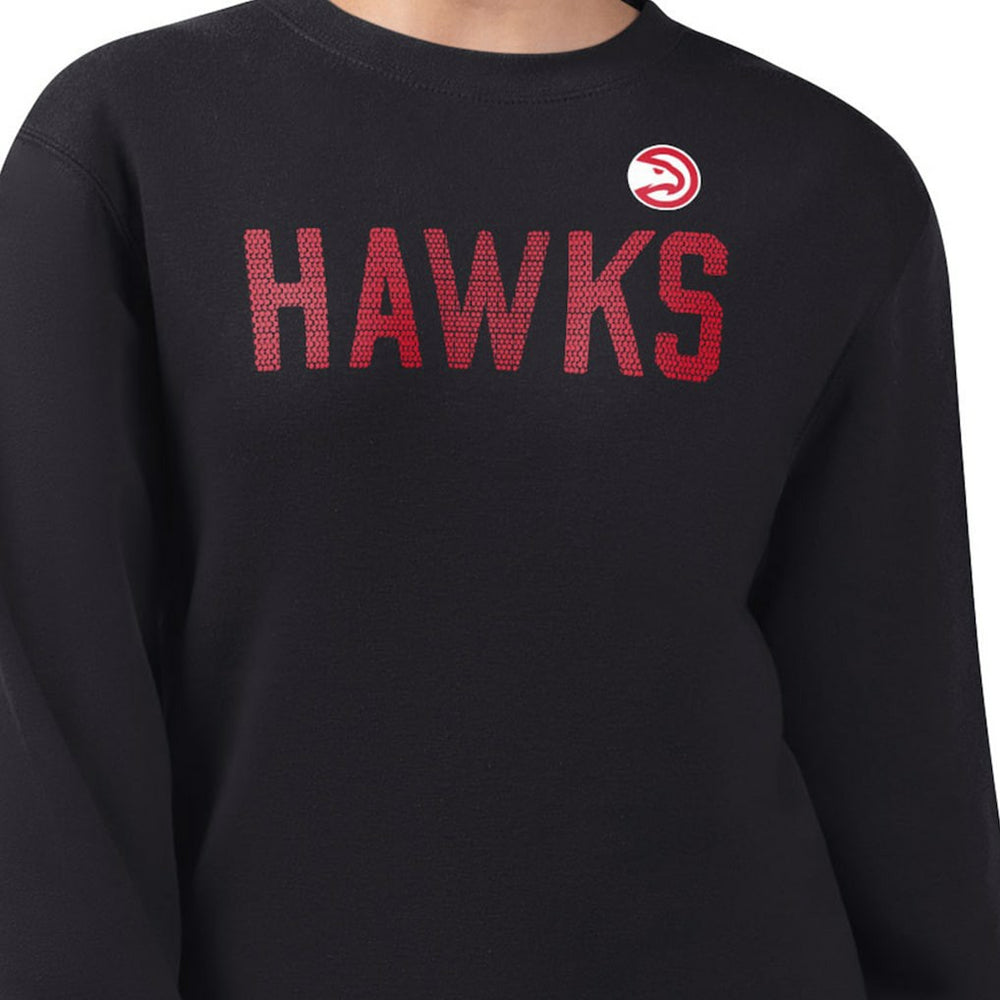 NBA Atlanta Hawks G-III 4Her by Carl Banks Women's Dot Print Team Graphic Fleece Pullover Sweatshirt
