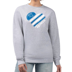 G-III 4Her by Carl Banks Women's Heart Graphic Fleece Pullover Sweatshirt - Detroit Lions