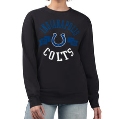 G-III 4Her by Carl Banks Women's Large Team Graphic Fleece Pullover Sweatshirt - Indianapolis Colts