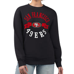 G-III 4Her by Carl Banks Women's Large Team Graphic Fleece Pullover Sweatshirt - San Francisco 49ers