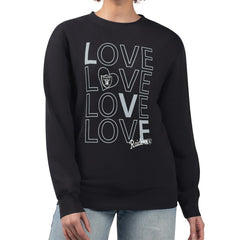 G-III 4Her by Carl Banks Women's Lots of Love Graphic Fleece Pullover Sweatshirt - Las Vegas Raiders