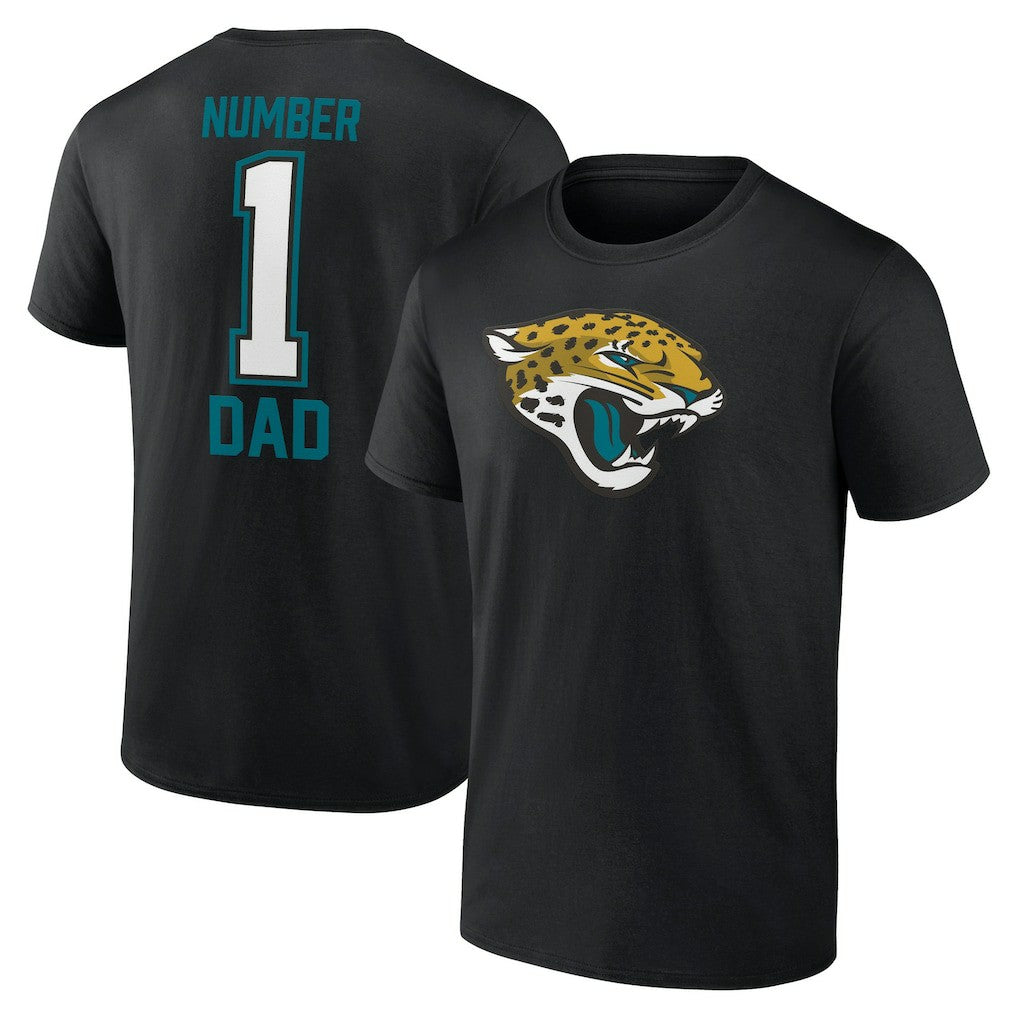 Father's Day #1 Dad T-Shirt - Jacksonville Jaguars