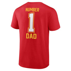 Father's Day #1 Dad T-Shirt - Kansas City Chiefs