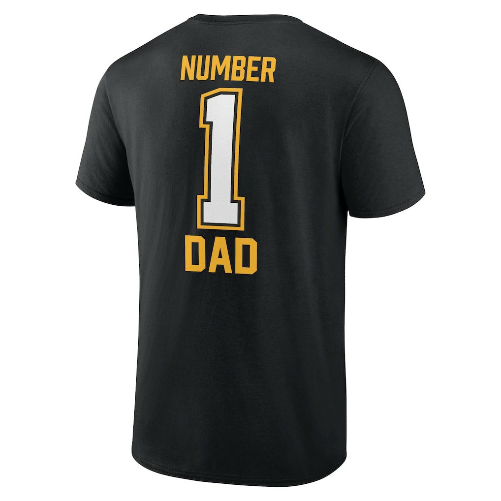 Father's Day #1 Dad T-Shirt - Pittsburgh Steelers