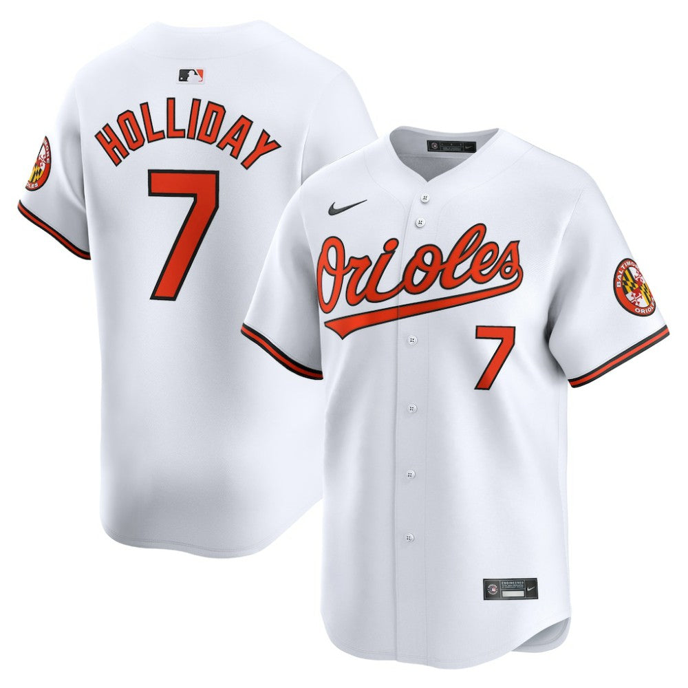 MLB Jackson Holliday Baltimore Orioles Nike Home Limited Player Jersey